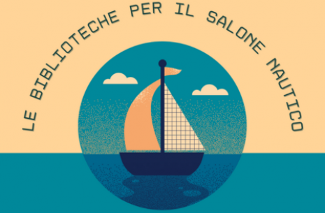 Immagine per il Salone Nautico, con una barca a vela al centro