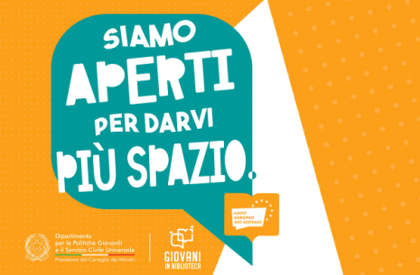 Grafica ufficiale del progetto "I feel good - Giovani in biblioteca"