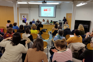 Sala conferenze Emanuele Luzzati - inaugurazione mostra "Leggevo che ero"