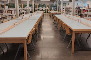 Sala lettura e studio III modulo